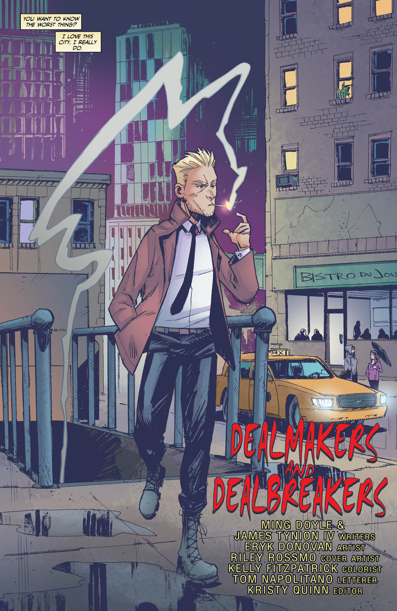 Illustration for article titled DC exclusive: Constantine raises hell on the streets of New York City